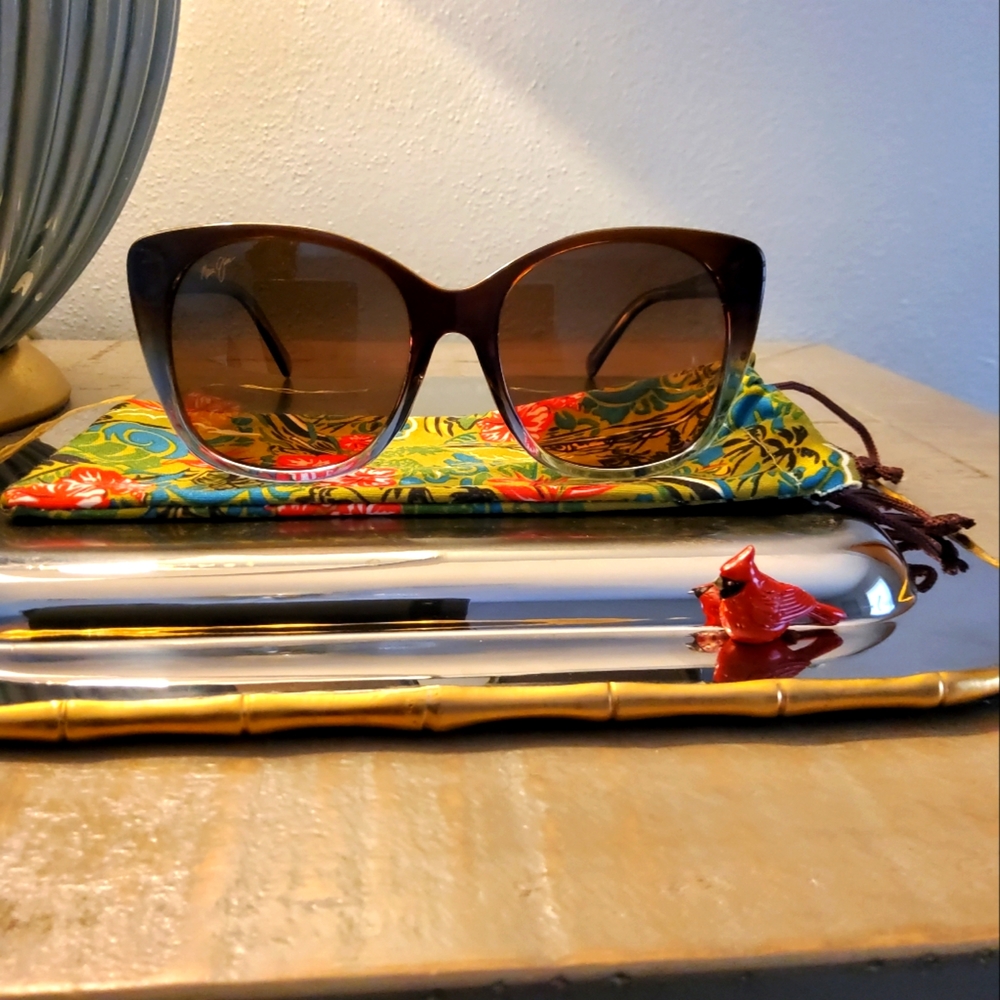 Maui Jim Mele Dark Chocolate Sunglasses Polarized HCL Bronze Lenses
